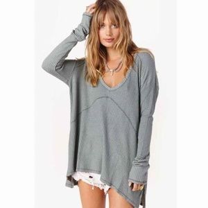 Free People oversized tunic top